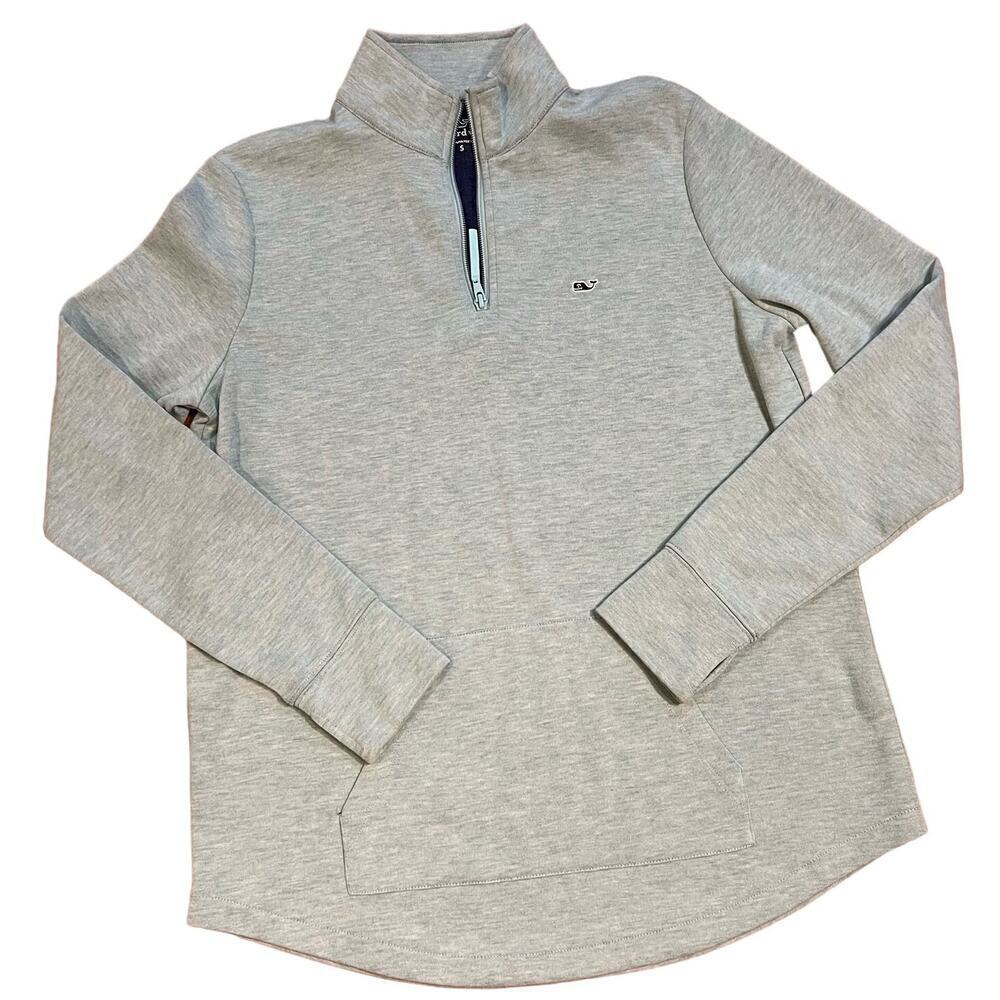 Vineyard Vines Women’s 1/4 Zip Pullover Size Small Mint Green Soft Casual Preppy